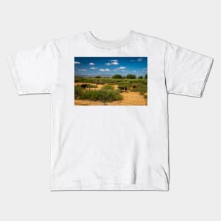 Criollo Cattle on the Open Range Kids T-Shirt